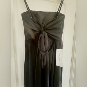 Elegant black wedding guest/prom dress size 10.
